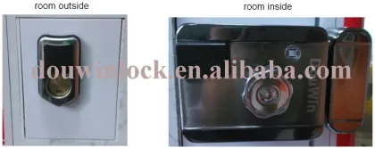 Smart card security access control system for residental entrance lock