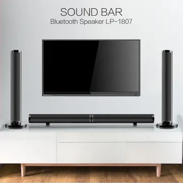 Home Theatre System Soundbar TV HDMI Wireless Bluetooth Speaker Foldable and Detachable Stereo Hifi 3D Stereo Surround RAC AUX