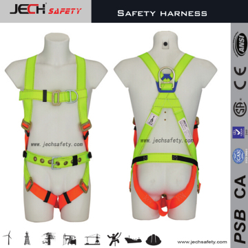 High strength full body harness 100%polyester color customized