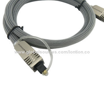 High-digital Toslink Optical Fiber Cable, 2 to 10m Length