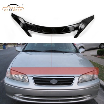 Deflector de capó acrílico y escudo de errores para Toyota Camry 2001-2005