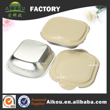 Food grade disposable food trays aluminum foil airline food tray