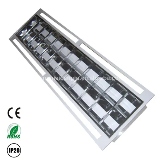 Factory manufacture t8 surface mounted louver light fixture