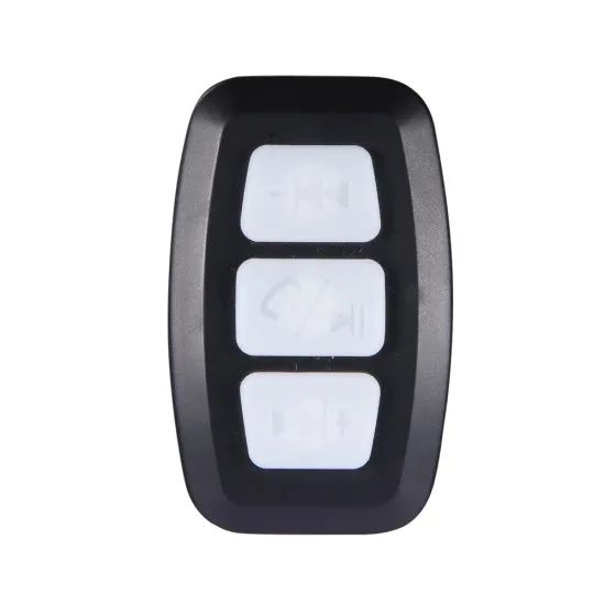 Wireless Bluetooth Button Remote for MP3 Playback on Android and iOS Devices