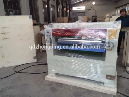 Double surface glue spreading machine woodworking machine
