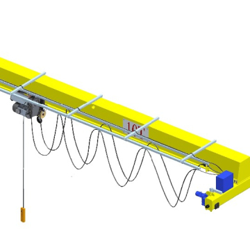 Made in China Single Beam Electric Overhead Bridge Crane with Railway Price