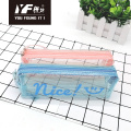 Fantastic nice square shape custom plastic pencil case