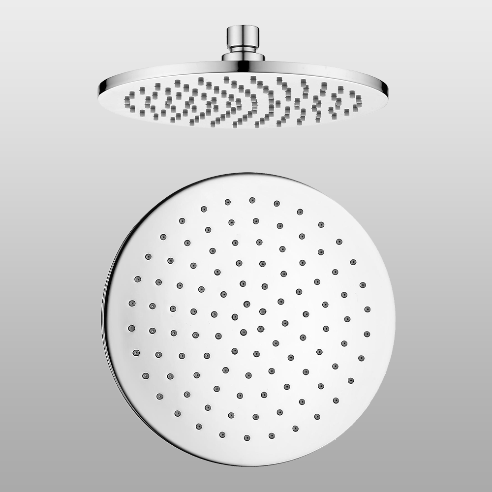 Pomme de douche réglable de 12 pouces ronde chrome