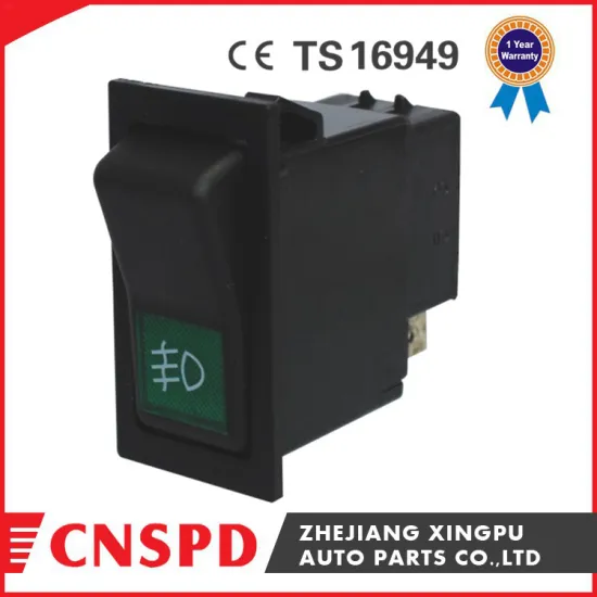 Fog light rocker switch for truck