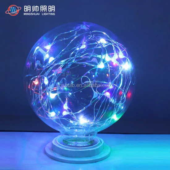 Pineapple LED Bulb: Colorful Festival Holiday Lamp G80