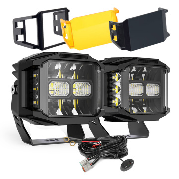 122W Super Bright Side Shooter LED Pods for Off-Road Vehicles