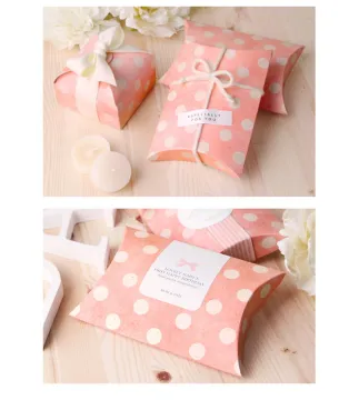 kraft paper pillow boxes accept custom order