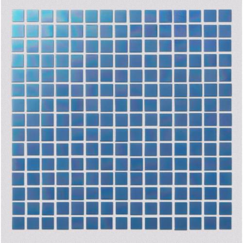 Carreaux de mosaïque d'art créatif d'aquarelle bleue pour la salle de bains