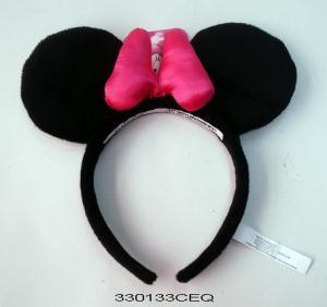 Black and pink Minnie headband