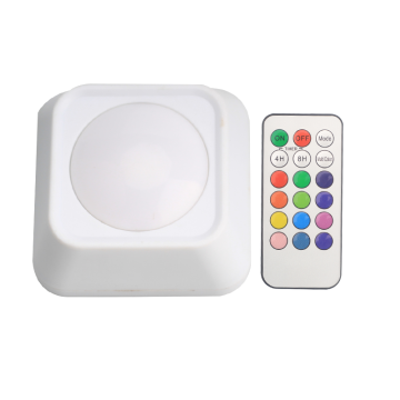 Minimalist Square LED Cabinet Light Set with Remote Control and RGB Color Changing