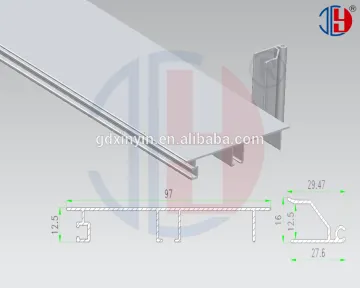 Brush , anodized , wood grain Finish aluminum skirting board