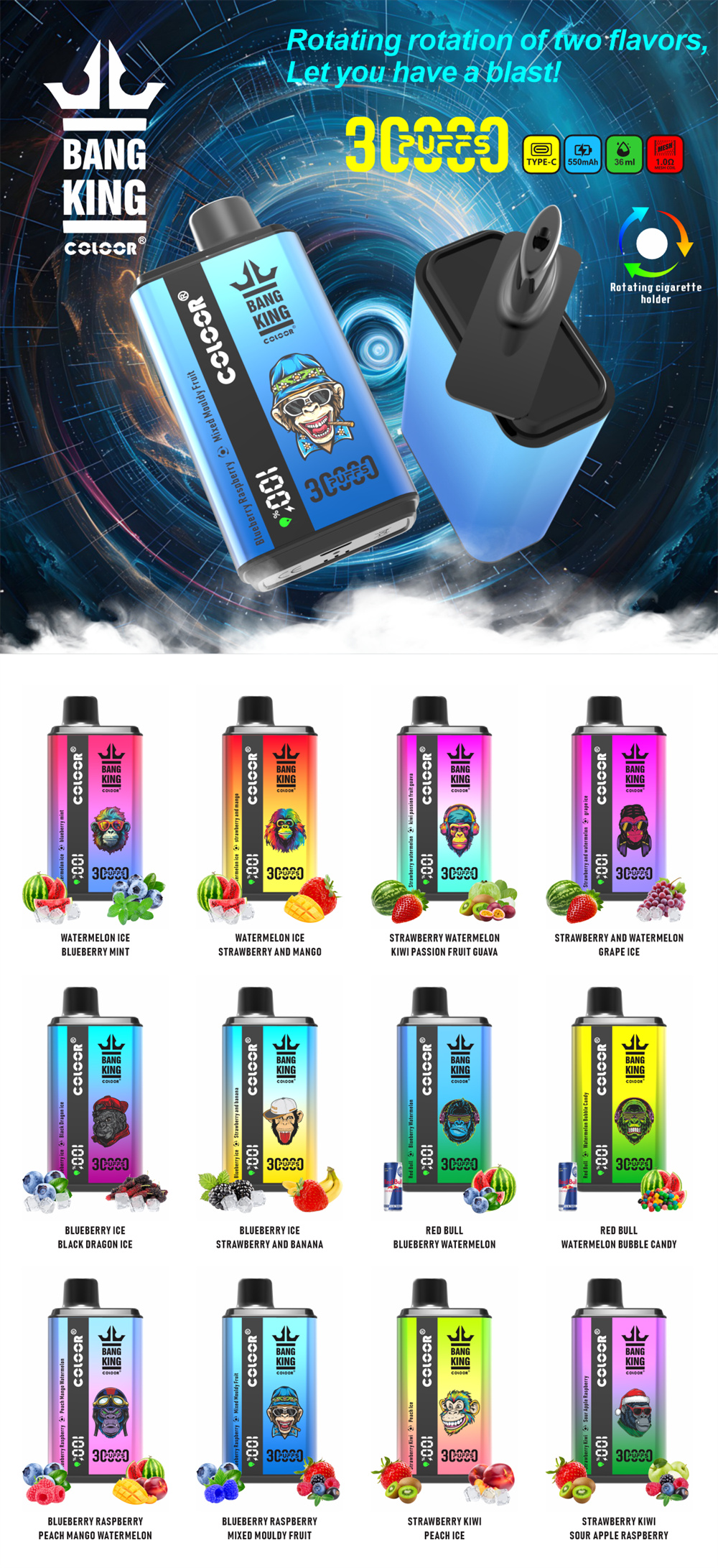Bang 30000 Puffs flavors Bang 30000 Puffs flavors