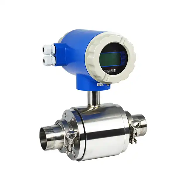 Food Grade Digital Electromagnetic Flow Meter For Milk