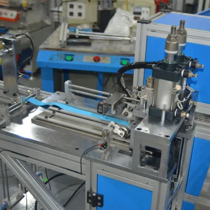 Ultrasonic Cutting Machine for High Speed Satin Ribbon Webbing Lanyard