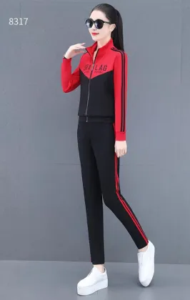 Autumn Fashion Sweater Two-Piece Women's Spring And Autumn Sportswear Suit