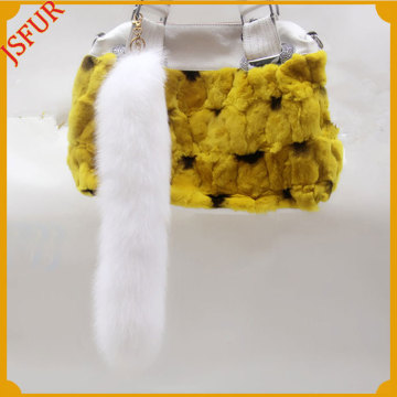 Genuine Fox Fur Accessory For Bag Fur Keychain