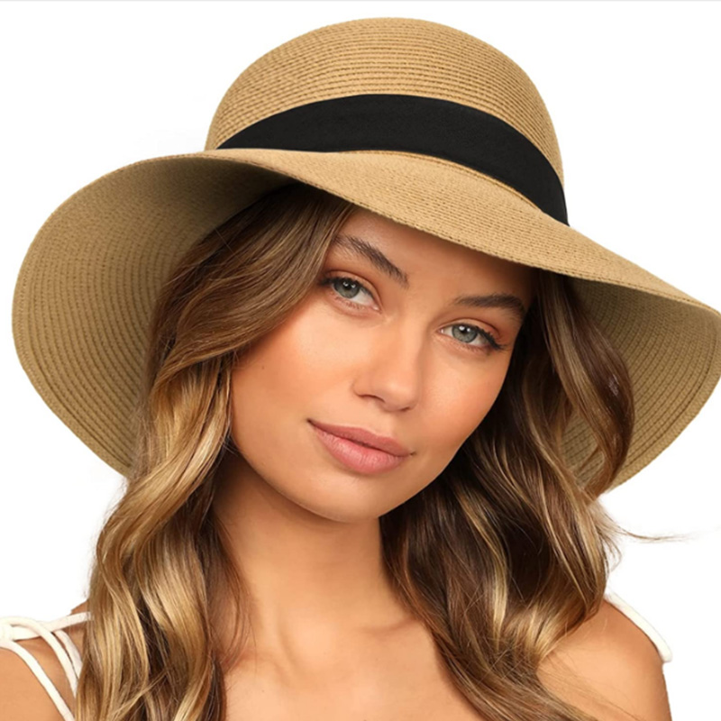 Women's Foldable Bowknot Straw Hat