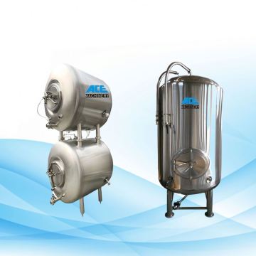 China Beer Fermentation Tank 2Bbl 3BBL 5Bbl 10Bbl Horizontal Bright Beer Tank