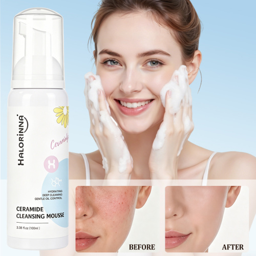 Espuma de limpeza suave Ceramida para pele sensível
