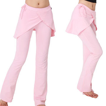 Yoga pants, solid color dance pants, fitness and comfortable, made of 88% nylon and 12% elastane