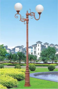 Sand-cast Aluminium Garden Lamp