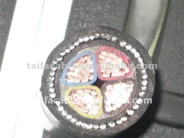 Copper conductor XLPE insulated PVC sheathed SWA armoured power cable