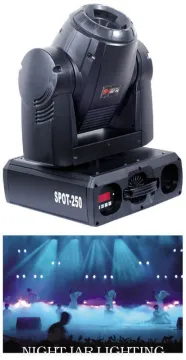 Msd 250w Moving Head Light Fixtures,12 Channels Gobo Light For Stage Show, Nightclubs
