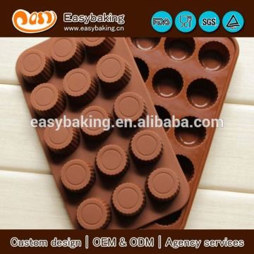 Hot selling round shape chocolate molds