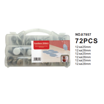 72PCS Furniture Gliders set