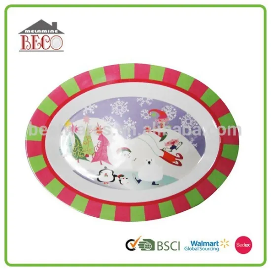 New style products beatiful custom printed dinner plates