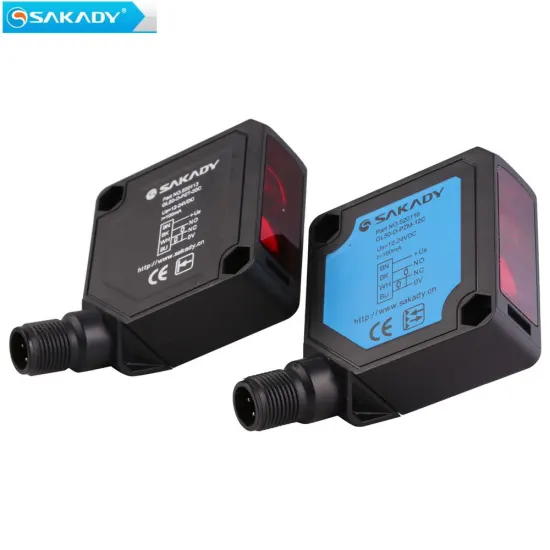 Adjustable small size IP65 plastic shell mirror reflection photoelectric sensor