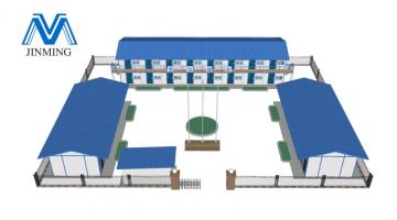 K Type Cheap Prefabricated Houses For Worker Dormitory