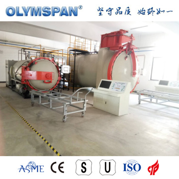 Autoclave standard ASME per piccole parti prepreg