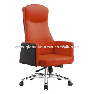 Red chair with PU seat