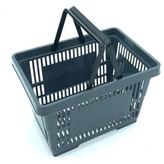 Plastic supermarket shopping basket mould