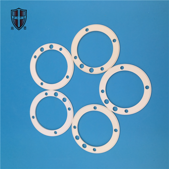 custom made alumina ceramic ring disc flange