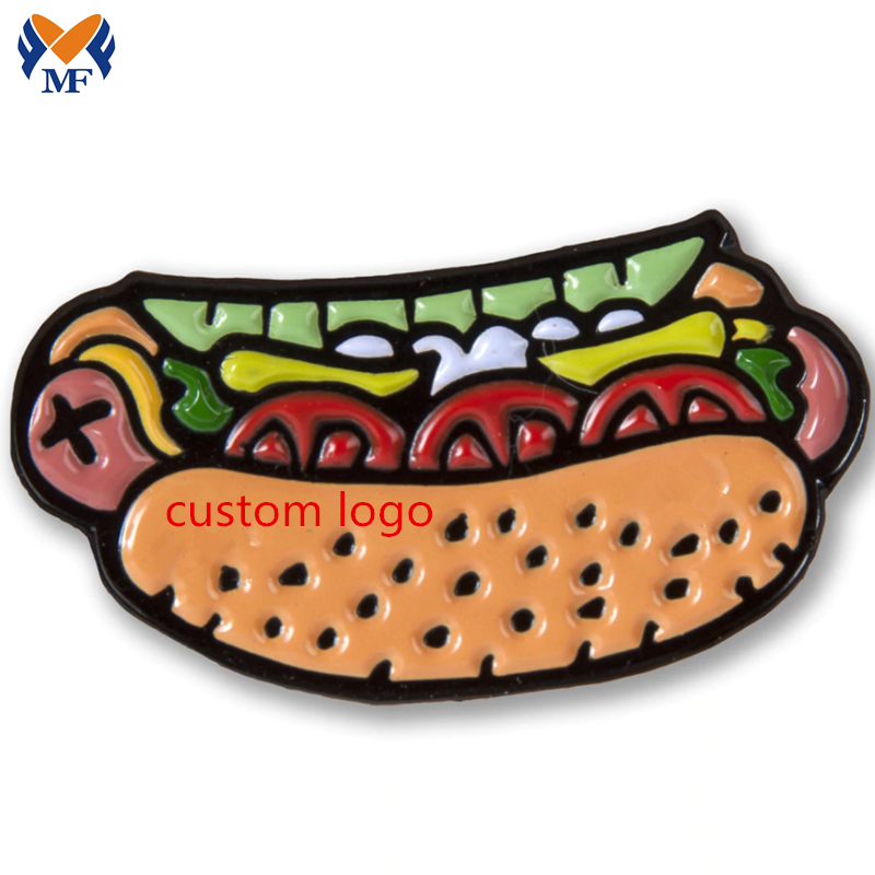 Hot Dog Icon Enamel Pin