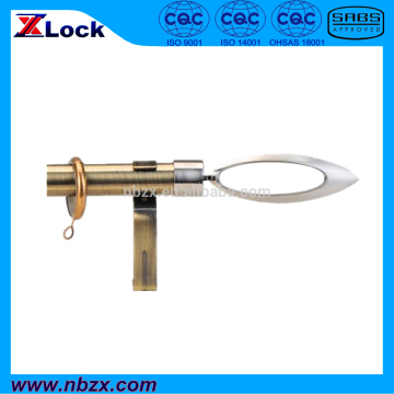 Classic Simple Ellipse finial curtain rod, curtain pole (6025-22H3L3)