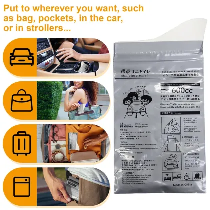 Wholesale Portable 600ML Emergency Disposable Urination Bag for Men, Women, and Children