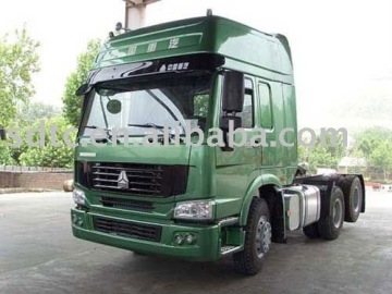 green tipper truck