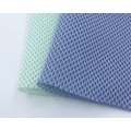 Tela de malla de sándwich con patrón de cuadrícula de diamantes