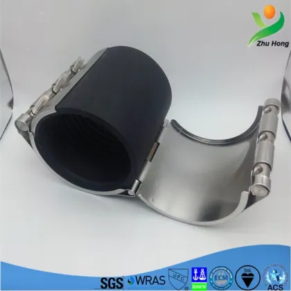 RCH-L SUS 304 Water Pipeline ,plastic pipe ,pvc pipe open kind repair clamp/ water heating pipeline connector