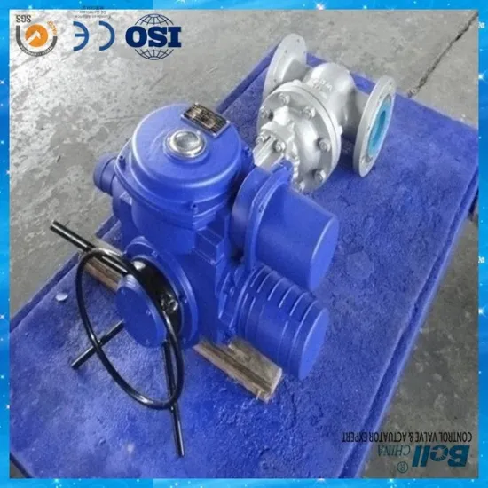 Electric cast iron flange end Motorized gate valve