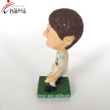 2017 Custom promotional plastic mini 3D football player OEM toys