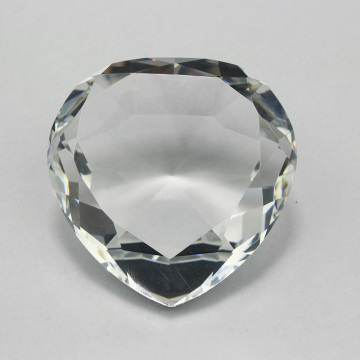 Diamantes en forma de corazón de cristal para recuerdos de bodas y regalos de regreso